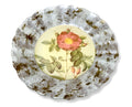 Rosarium 15” Fluted Charger —Red Portland Rose