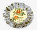 Rosarium 15" Fluted Charger — Scarlet May Rose