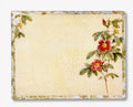 Rosarium 18" Glass Place-Setting & Presentation Board — Scarlet May Rose