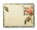 Rosarium 18" Glass Place-Setting & Presentation Board — Pink China Rose