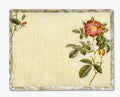 Rosarium 18" Glass Place-Setting & Presentation Board — Red Portland Rose