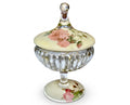 Rosarium Covered Compote — Pink Turnip Rose