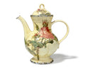 Rosarium Extra-Large Tea & Coffee Pot — Red Rosa Thorny Bifera