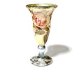 Rosarium Heavy Crystal 15" Footed Capri Vase