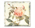 Rosarium Pink China Rose 10" Square Platter