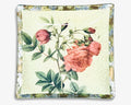 Rosarium Red Turnip Rose 10" Square Platter