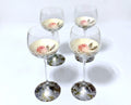 Rosarium Tall Crystal Pink China Rose Goblet Part of the Glass Half Full series—designed to reveal its full beauty when in use.