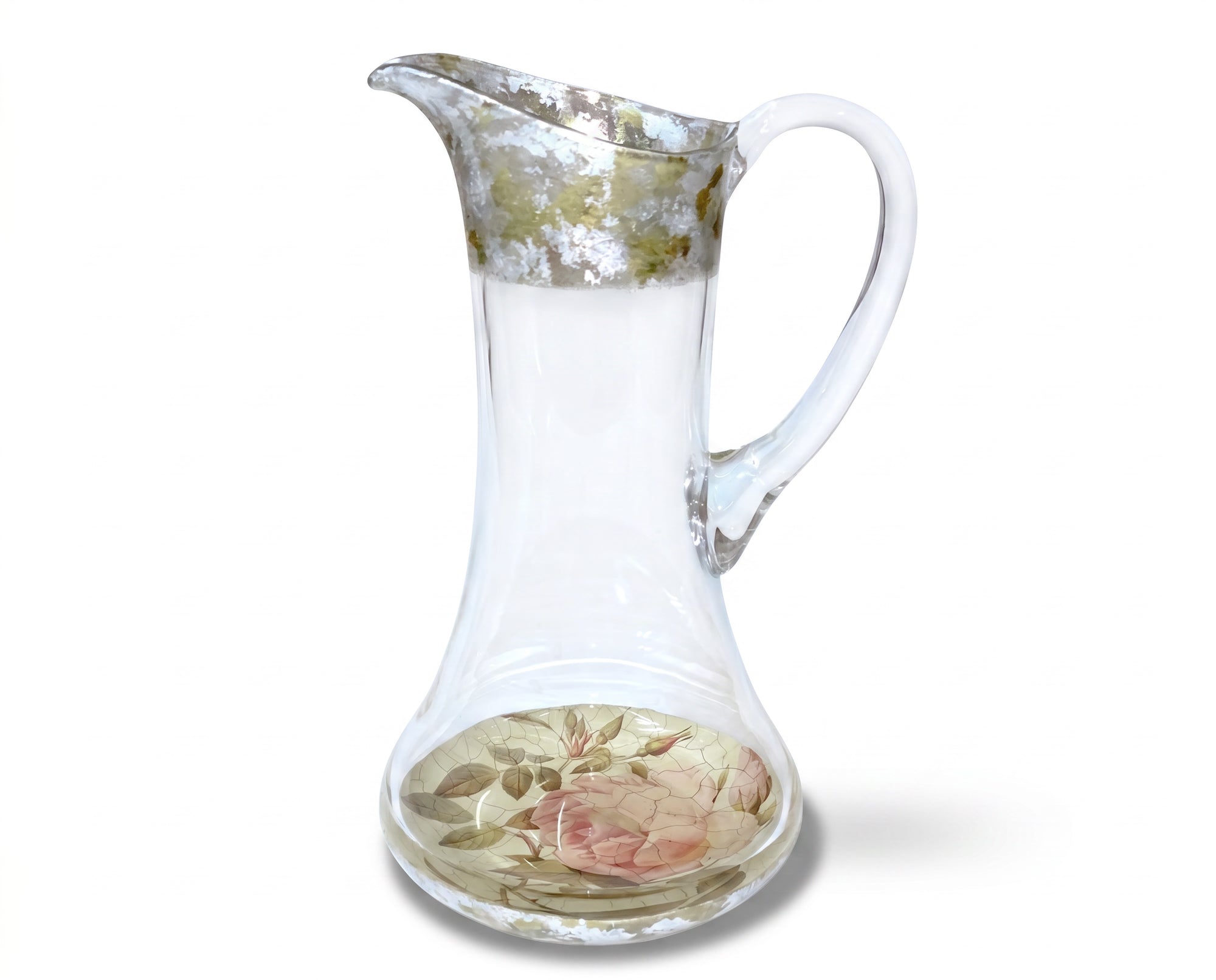Rosarium Tall Pitcher / Vase – Pink China Rose