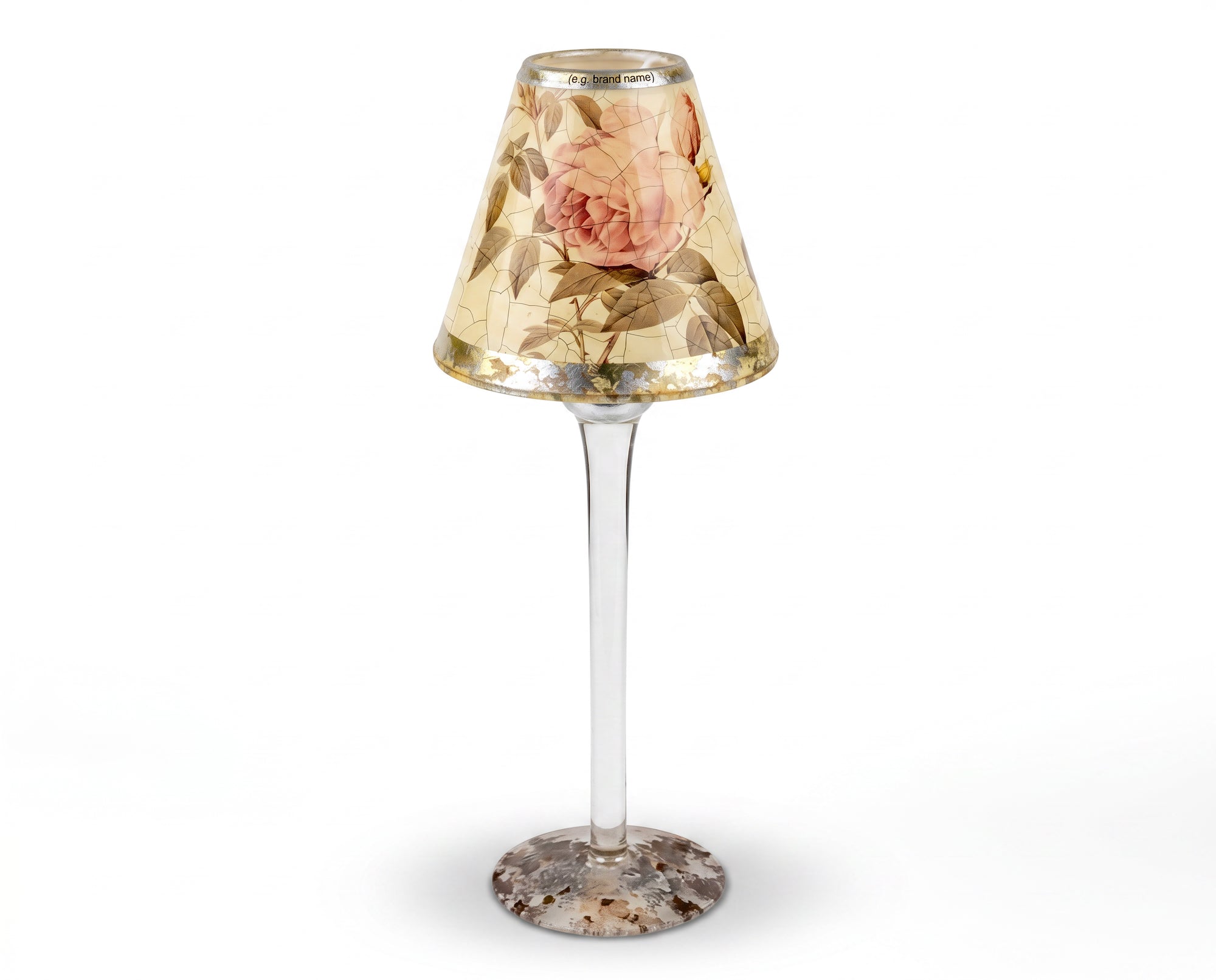 Rosarium Votive Shade & Base Pink China Rose Rose