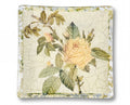 Rosarium Yellow Alba Rose 10" Square Platter