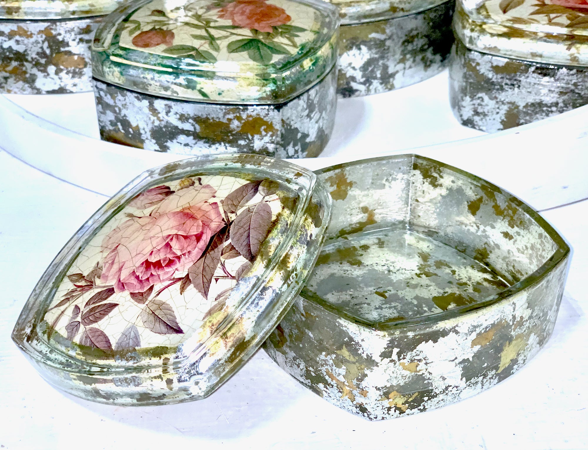 Rosarium Crystal Jewel Box (silver) assorted