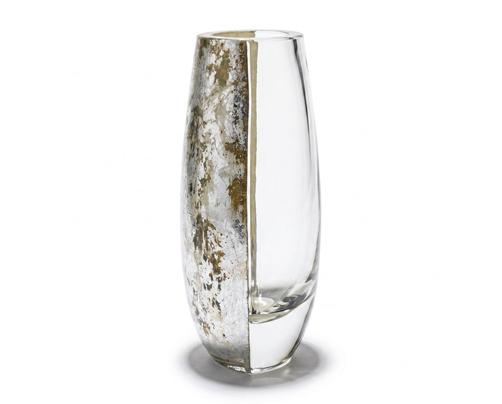 Rosarium “Vase Half Full” — Heavy Crystal (Set of Three)