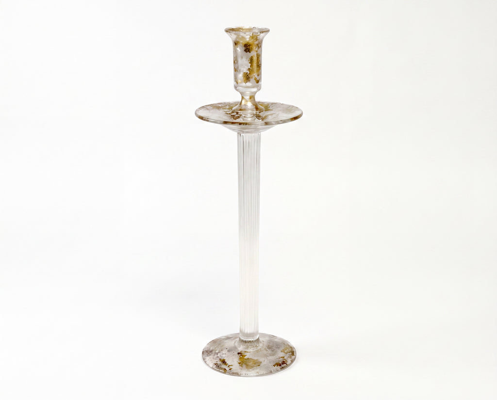 Tri-Gold Crystal Classic Candlestick
