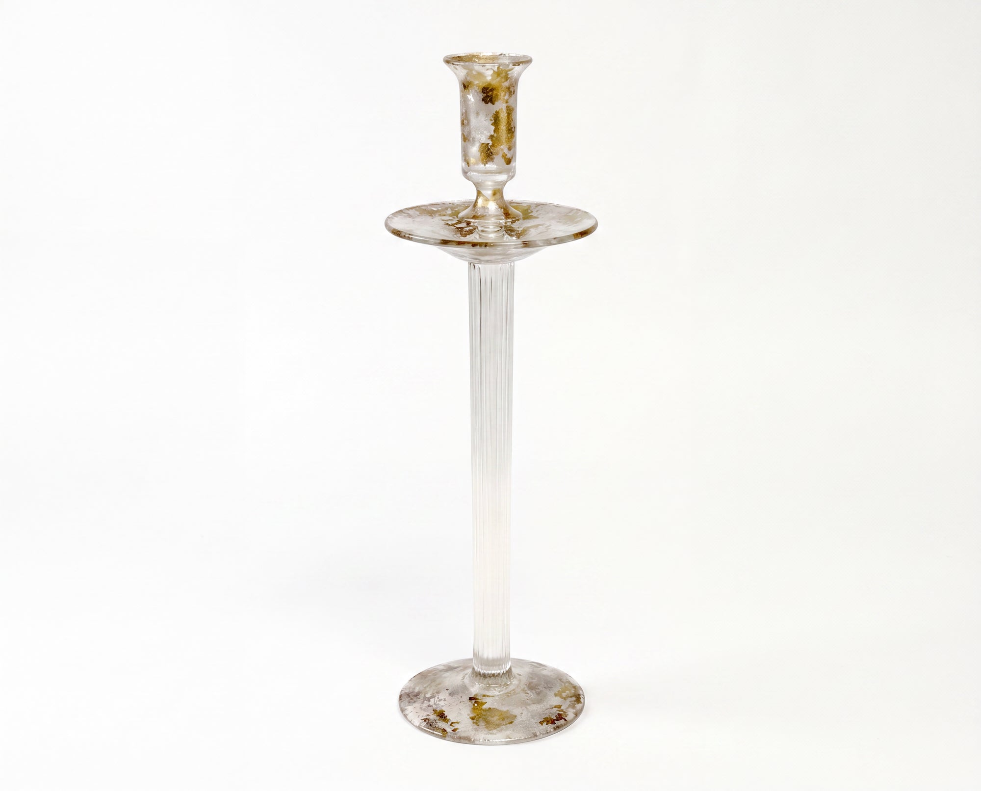 Tri-Gold Crystal Classic Candlestick