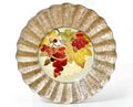 Vineyard 15" Fluted Charger — Red Grape
