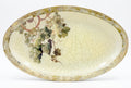 Vineyard 20” x 12" Oval Serving Platter Green Grape