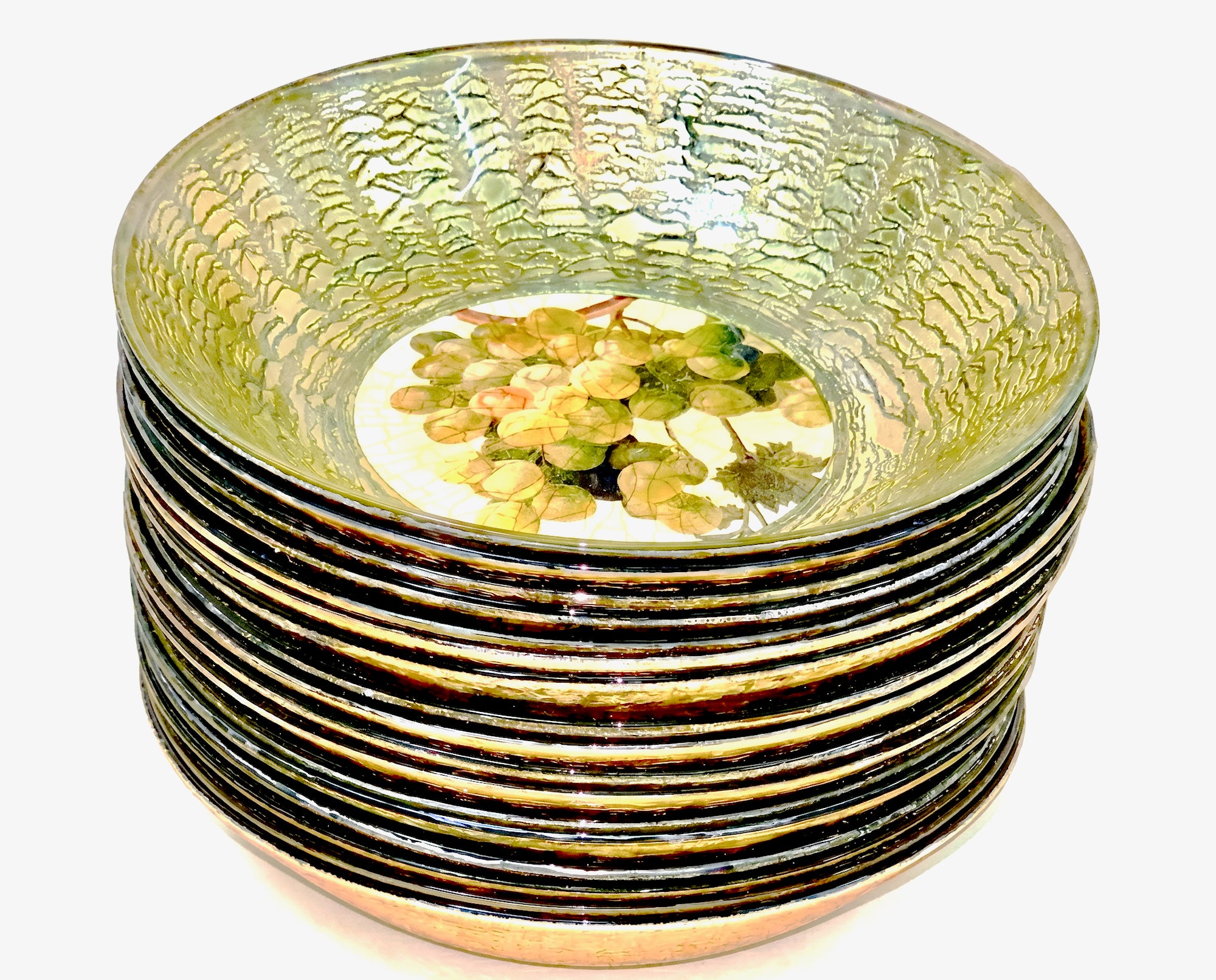 Vineyard 8" Soup / Salad Bowl — Green Grape