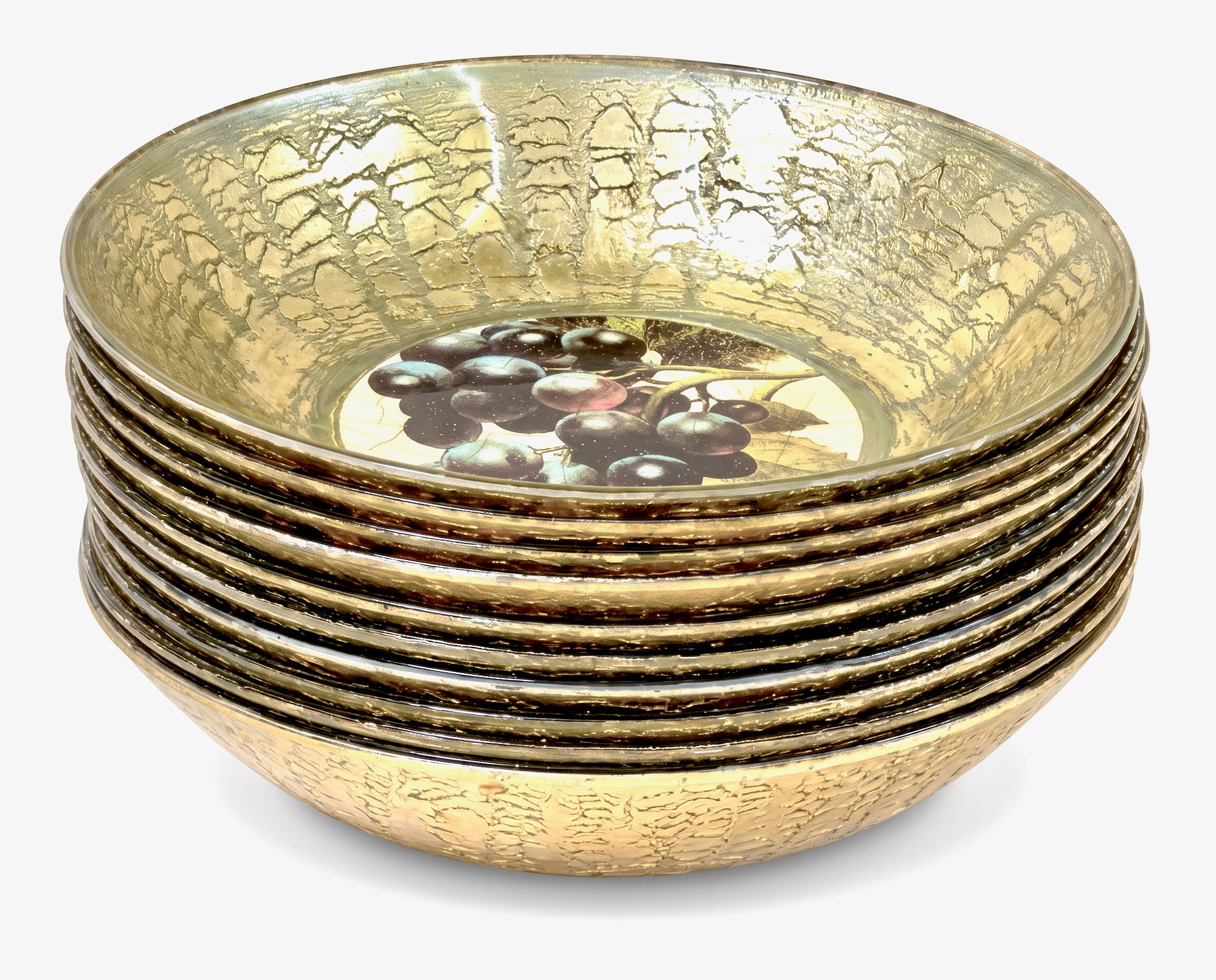 Vineyard 8" Soup / Salad Bowl — Merlot Grape