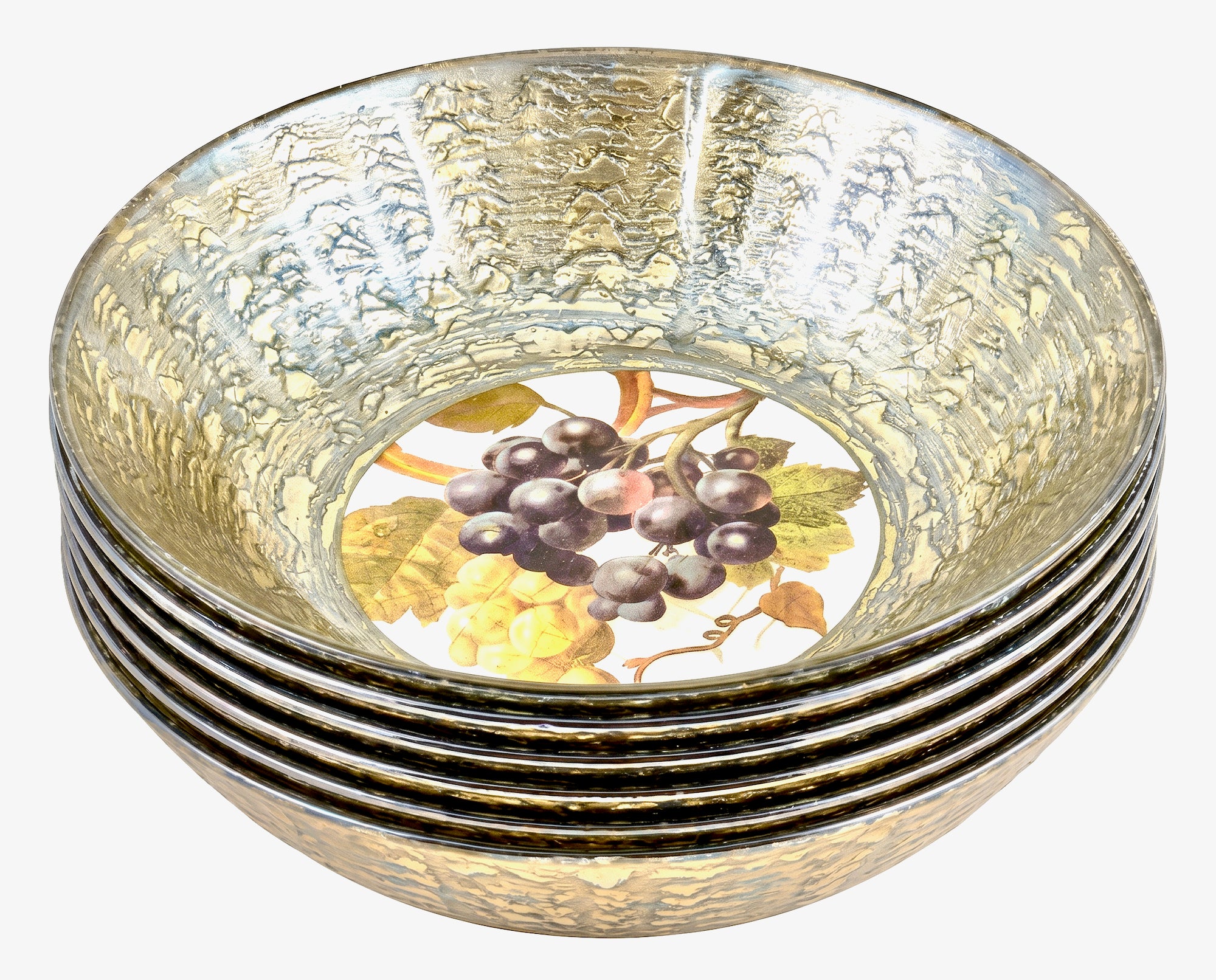 Vineyard 8" Soup / Salad Bowl — Merlot & Chardonnay Grape