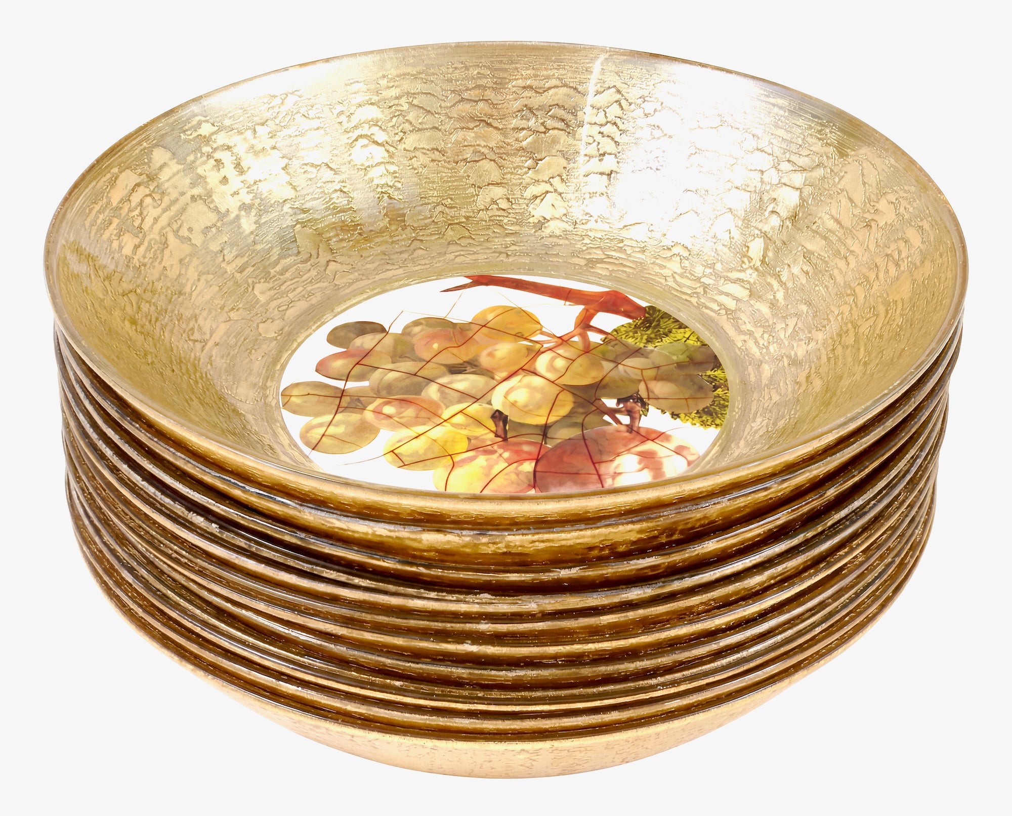 Vineyard 8" Soup / Salad Bowl — Original Chardonnay with Plums