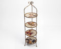 Vineyard Cathedral Gold™ Four-Tier Display Étagère