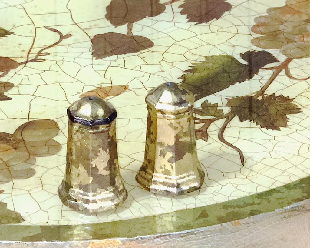 Vineyard Cathedral Gold™ Salt & Pepper Entertaining Set — Set of 4