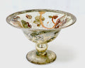Vineyard Large Crystal Ball Footed Centerpiece Bowl