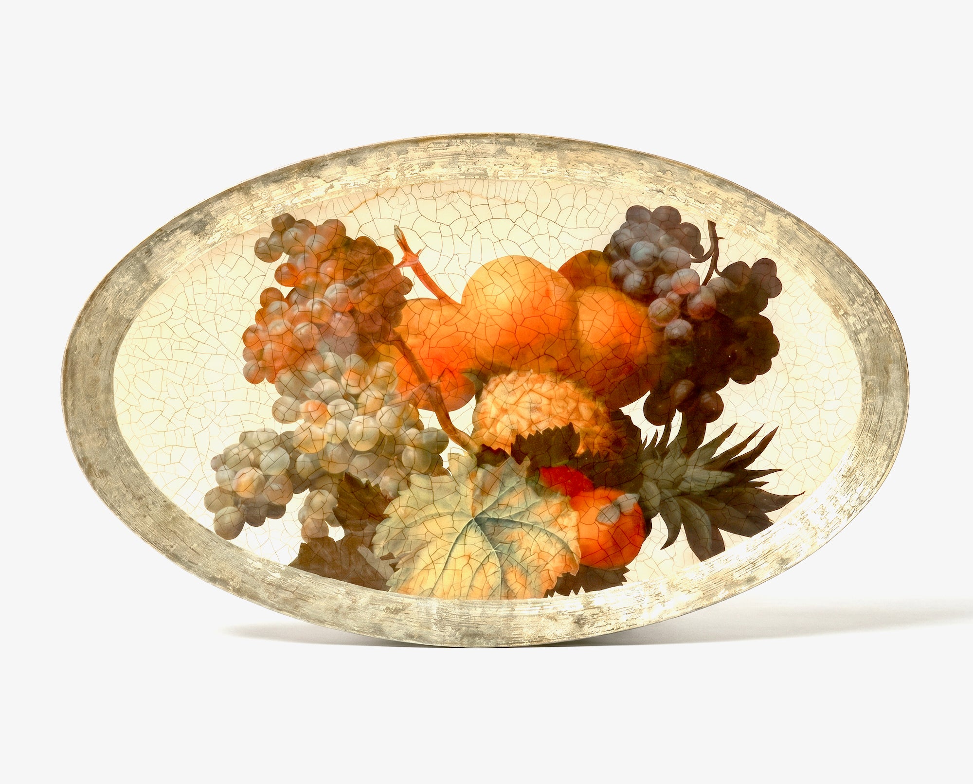 Vineyard 20" × 12" Oval Serving Platter — Old Masters Prototype