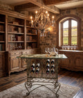 Vineyard Wine Tasting Table